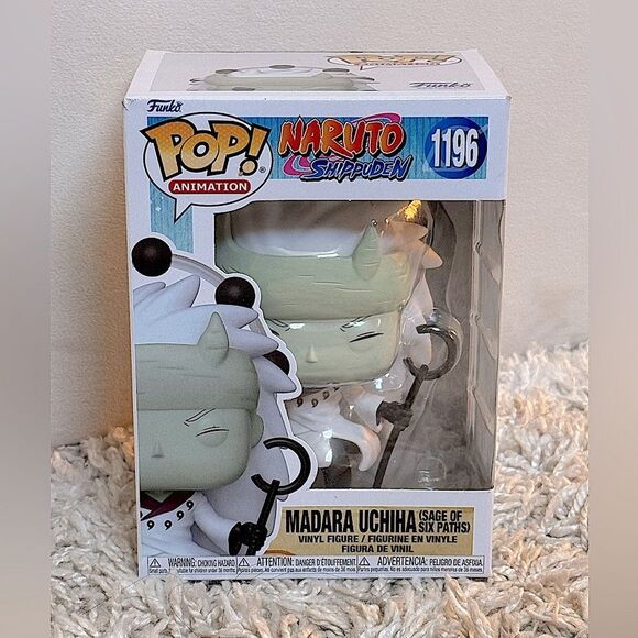Funko Pop! Naruto Shippuden #1196 Madara Uchiha (Sage of Six Paths) w/ Prot Case - Picture 1 of 10